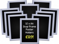 A4 Snap Frames (Pack of 10)