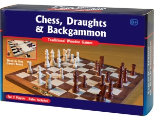 Chess, Draughts & Backgammon Set