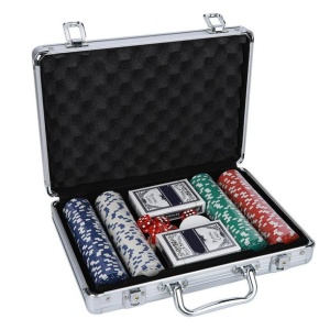 200 Chip Texas Hold'em Poker Set