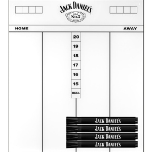 Jack Daniels Darts Scoreboard