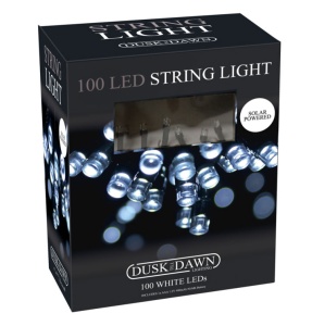 Solar Powered Outdoor LED String Lights