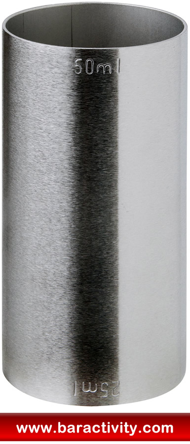 Silver Jigger Spirit Measure 25ml 50ml – FLOW Barware®