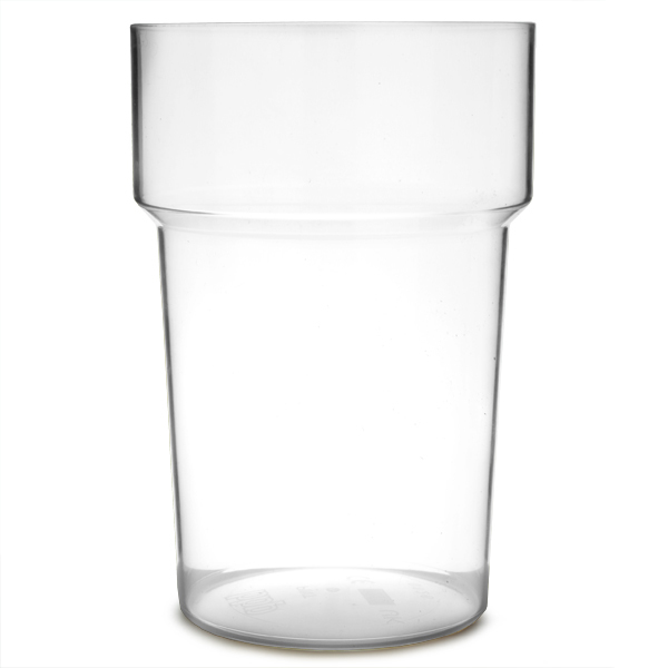 Econ Rigid Plastic Pint and Half Pint Cups - Box of 100