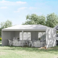 6m x 3m Party Tent - White